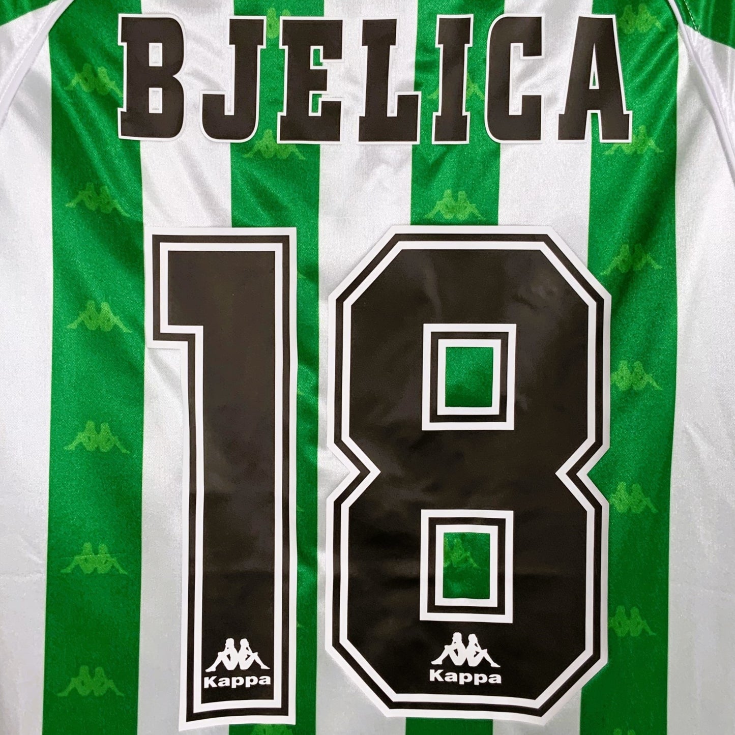Real Betis Sevilla 1996-97, Heim-Trikot, 18 Bjelica