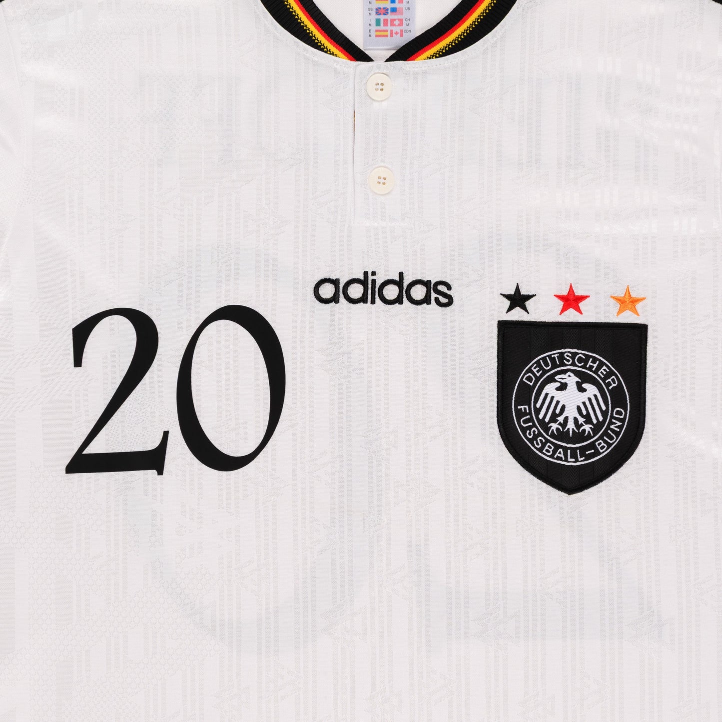 DFB Deutschland 1996, Heim-Trikot, 20 Oliver Bierhoff