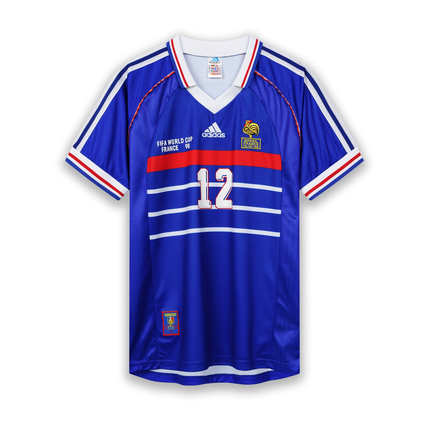 FFF Frankreich 1998, Heim-Trikot, 12 Thierry Henry