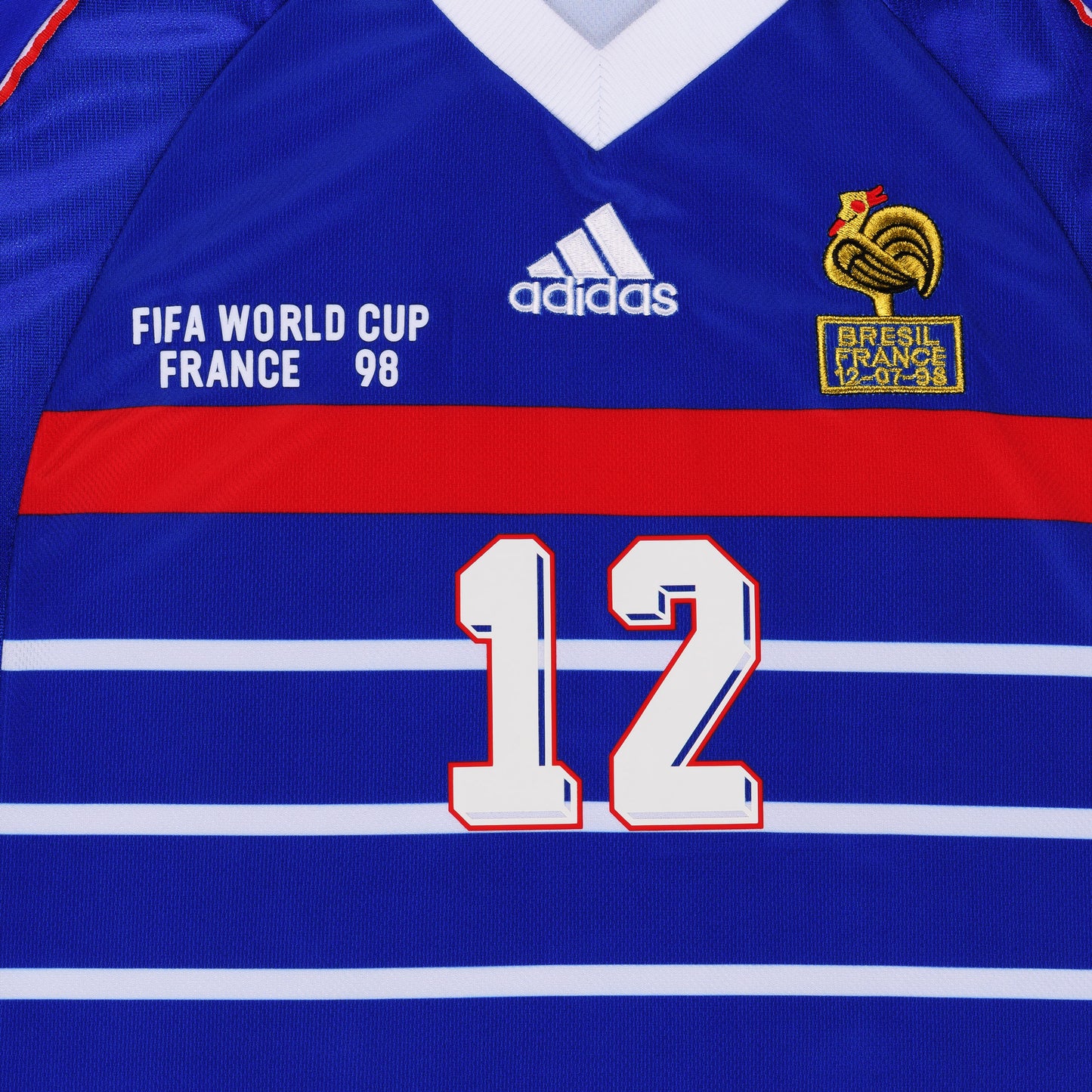 FFF Frankreich 1998, Heim-Trikot, 12 Thierry Henry