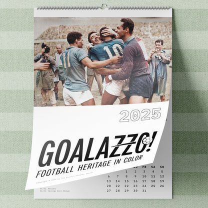 Goalazzo! Fußball-Wandkalender 2025