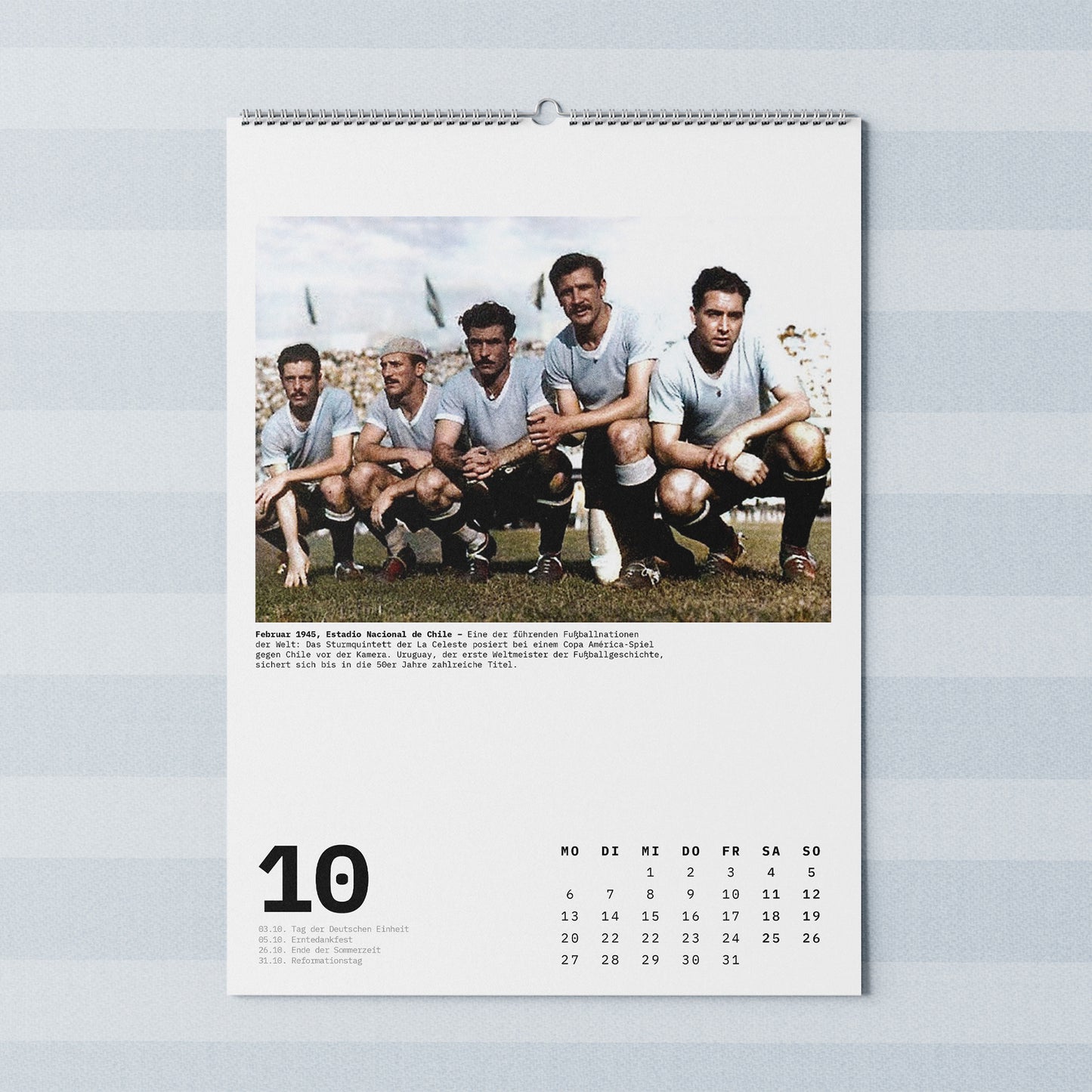 Goalazzo! Football Heritage in Color-Fußballkalender 2025