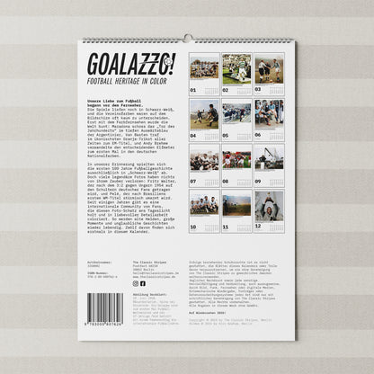 Goalazzo! Football Heritage in Color-Fußballkalender 2025