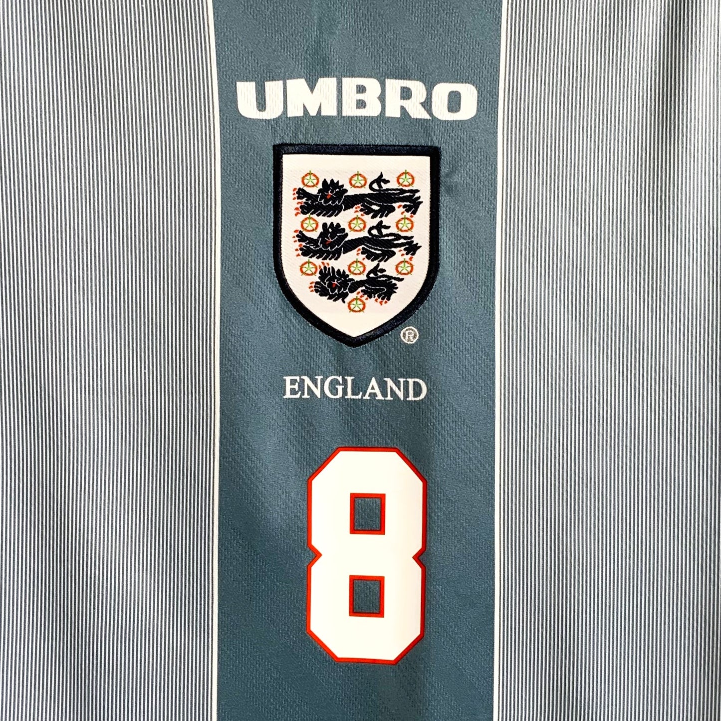 The FA England 1996, Heim-Trikot,  8 Paul Gascoigne