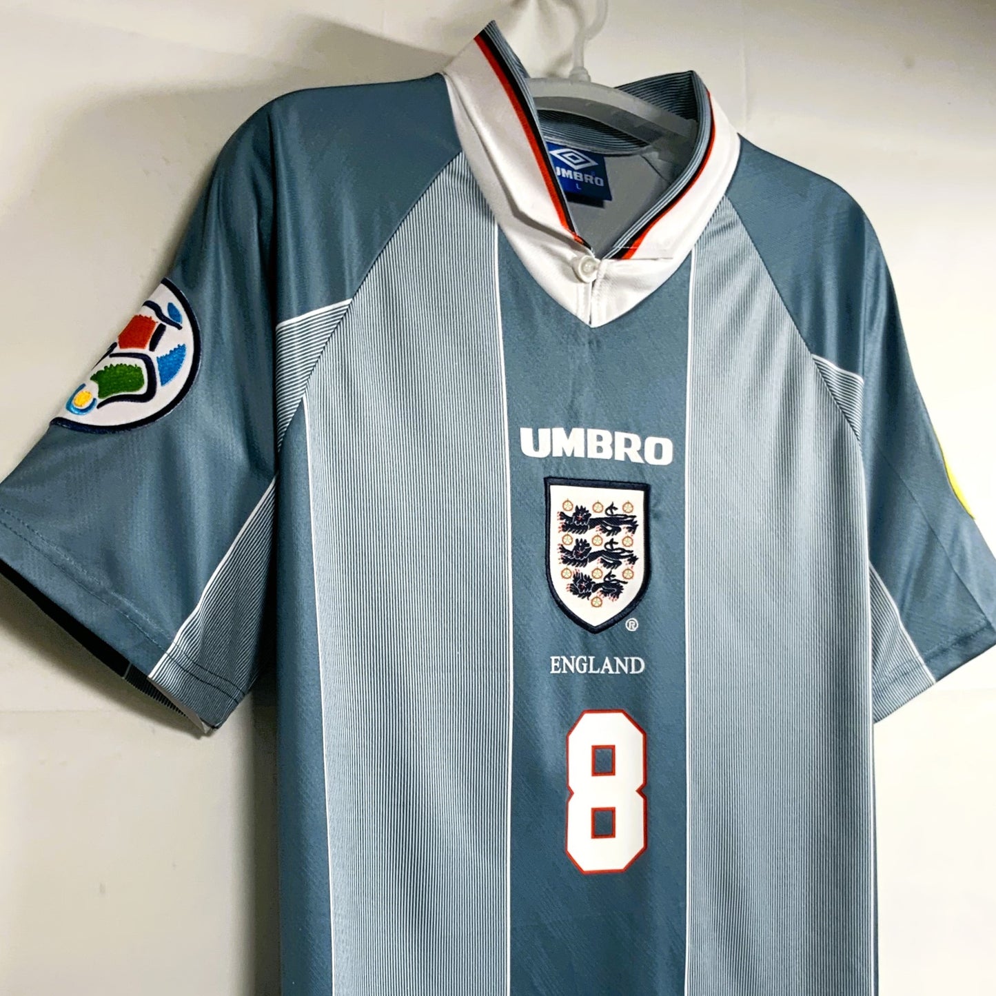 The FA England 1996, Heim-Trikot,  8 Paul Gascoigne