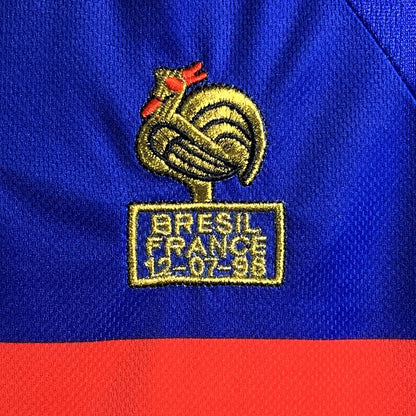 FFF Frankreich 1998, Heim-Trikot, 10 Zinédine Zidane