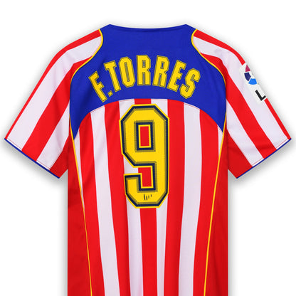 Atlético Madrid 2004-05, Heim-Trikot, 9 Fernando Torres