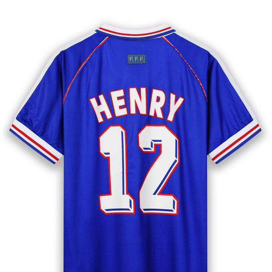 FFF Frankreich 1998, Heim-Trikot, 12 Thierry Henry
