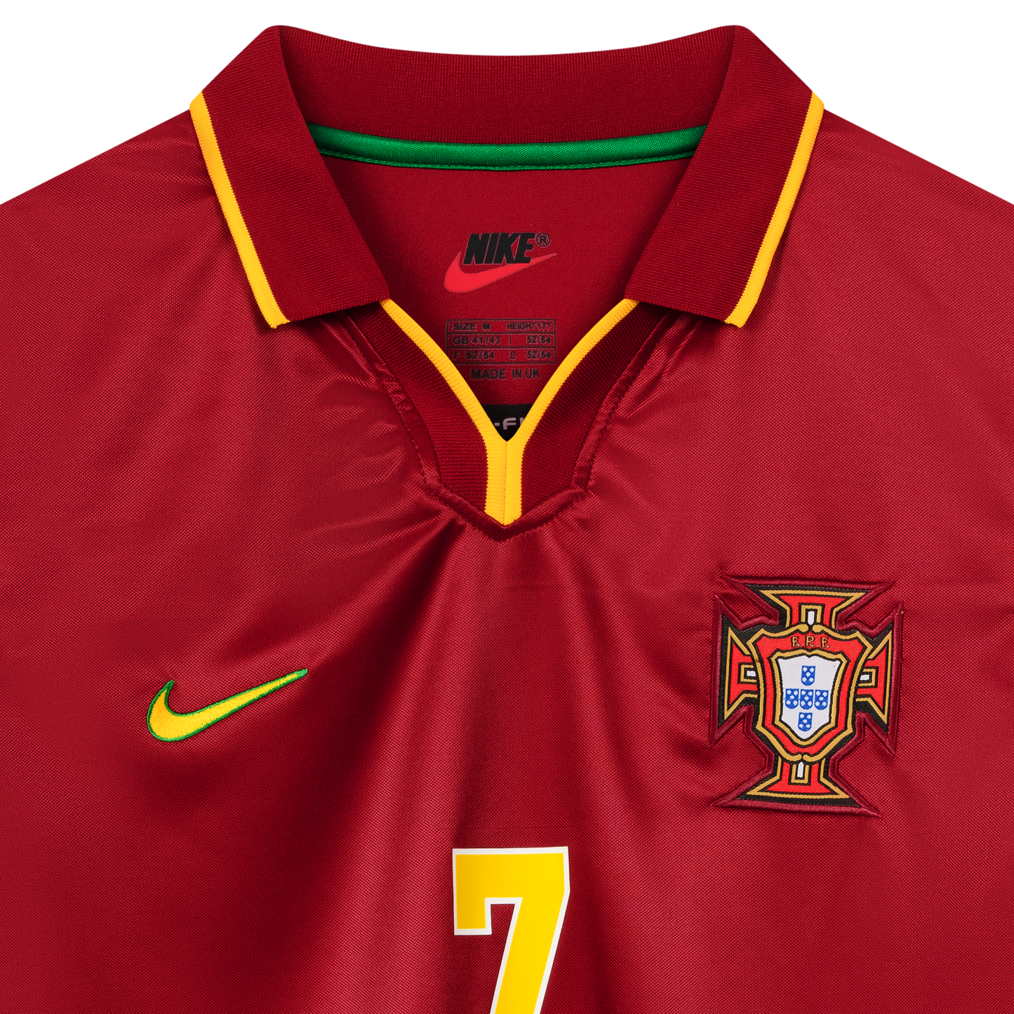 FPF Portugal 1998, Heim-Trikot, 7 Luís Figo