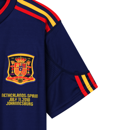 RFEF Spanien 2010, Auswärts-Trikot, 6 Andrés Iniesta